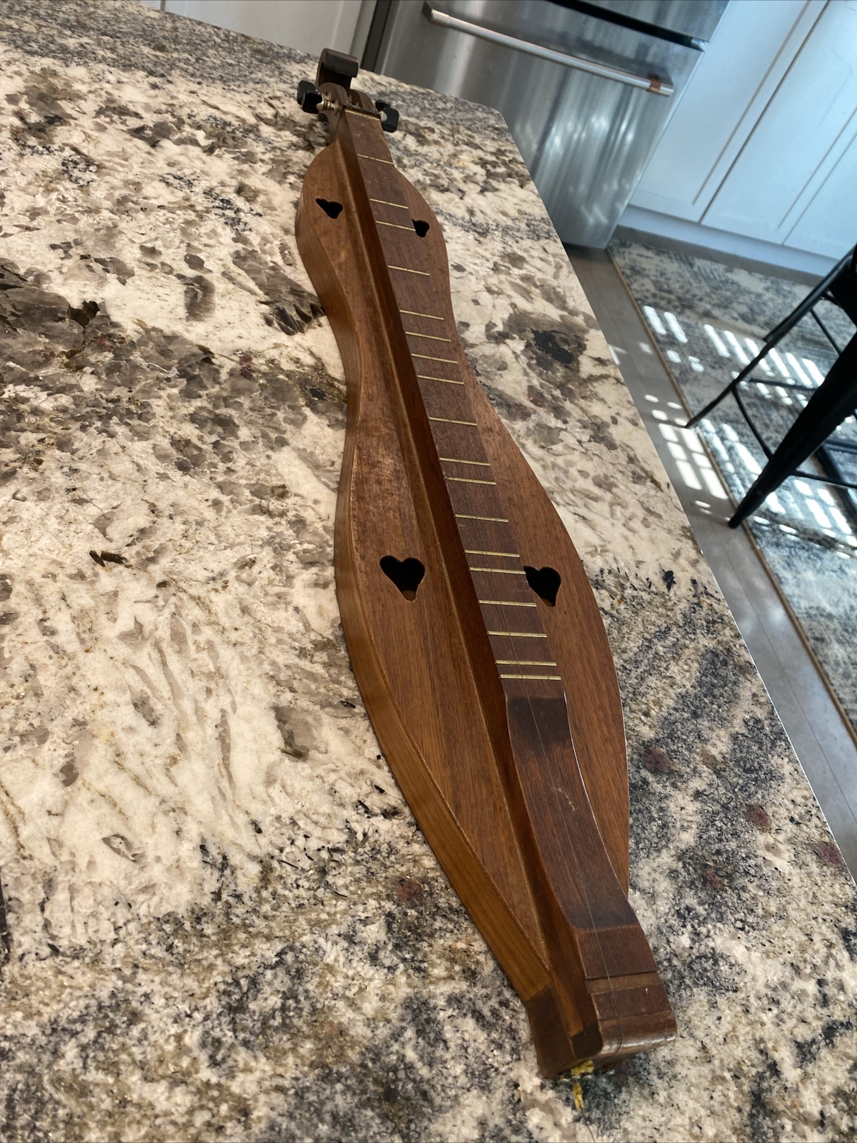 Vintage Wood Dulcimer Unbranded , Used, Needs Strings eBay