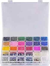 30 Grids Large Diamond Painting Storage, Art Accessories Tools Containers Small
