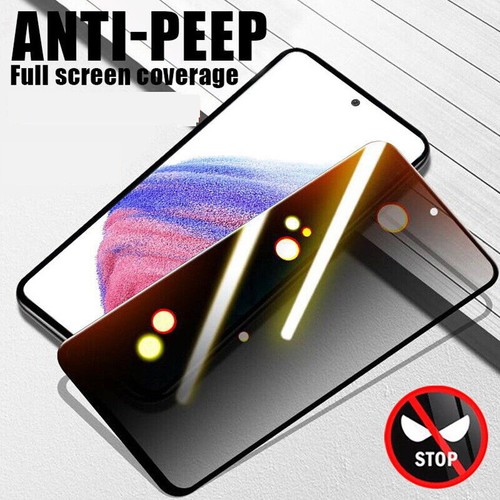 Privacy Screen Protector Tempered Glass For Samsung S23 Ultra S22 S21 A53 A54 5G - Photo 5 sur 10