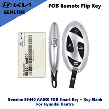 Genuine 95440 AA500 FOB Smart Key + Key Blank for Hyundai Elantra 2024