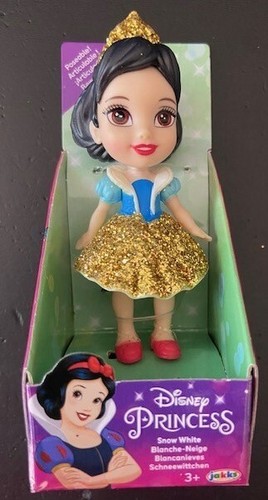 Disney Princesa Mini Muñeca Niño Pocohontas Belle Ariel Aurora Oro Brillo 3" - Imagen 13 de 14