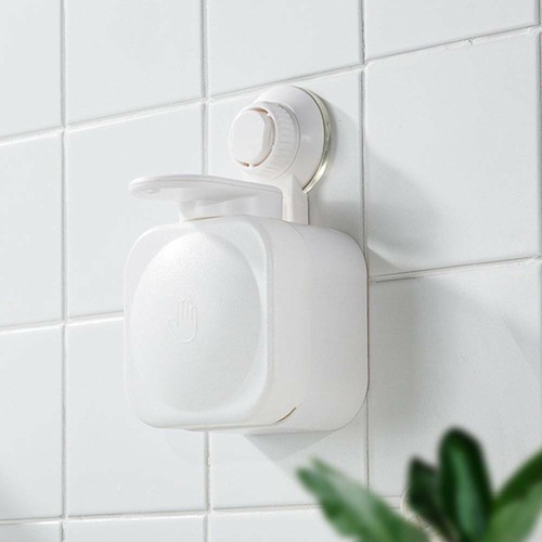 Suction Cup Soap Dispenser Wall Mounted ABS Soap Box for Bathroom Kitchen - Picture 8 of 10