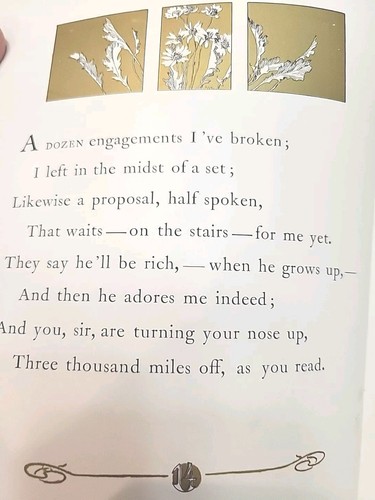 BRET HARTE "HER LETTER" 1905 Illustrated By Arthur Keller POEMS Antique - Picture 20 of 24