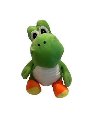 Super Mario Bros Yoshi Jumbo Plush 21” Stuffed Plush Nintendo w
