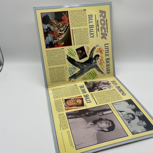 History Of Rock 2 UK Dbl-LP BILL HALEY LITTLE RICHARD FATS DOMINO BUDDY HOLLY - Picture 3 of 3