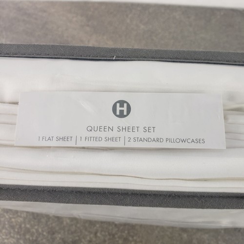 Hotel Collection Queen Sheet Set White Supima Cotton 680-Thread Count 4-pc - Picture 3 of 8