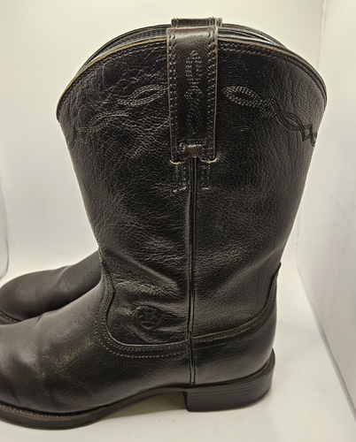 Ariat Heritage Roper Stiefel Herren 8 EE Schwarz Leder ATS Western Cowboy 10008813 - Bild 5 von 13