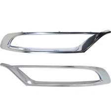 Bumper Trim Set For 2015-2022 Chrysler 300 Front Outer Driver and Passenger Side