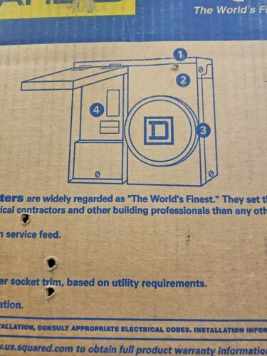 Square D RC2M200S Meter Mains, QO, CSED, ringless socket, 200A - Picture 2 of 22