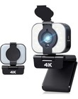4K Ultra HD Webcam USB Plug & Play 25FPS Resolution With Microphone