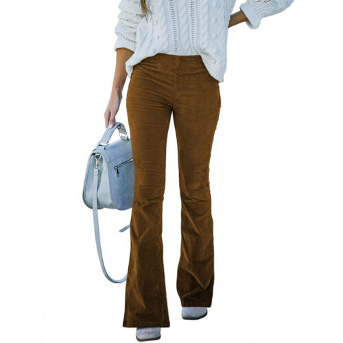 Womens Skinny Pants Flared Pants Bell Bottom Trousers Long Pants Casual Fashi * - Picture 5 of 32