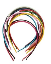 Headbands With Teeth 10 Count Fashion Headbands for Women Girls And Kids Colo...