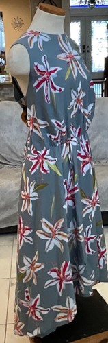 Hutch FULL LENGTH GRAY & FLORAL  DRESS PLUS SZ 2X - Picture 5 of 7