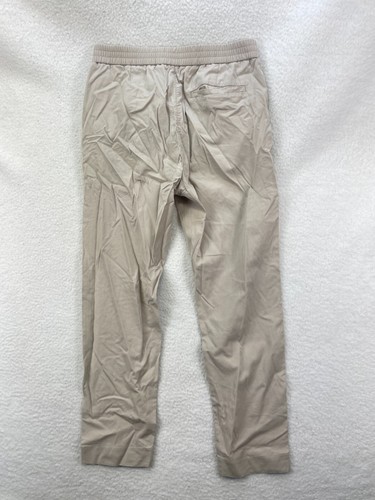 COS Tapered Trousers Men’s 32R Beige Elastic Waist Cotton Blend Casual Pants - Picture 7 of 7