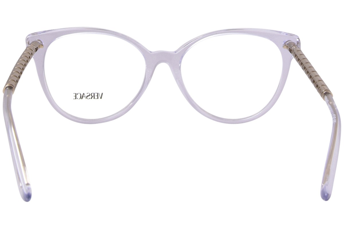 Ｖページ Versace VE3353 148 Eyeglasses Frame Women's Crystal Full Rim