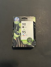 HP 98 Black & 95 Tricolor Ink Cartridges Combo Pack Genuine OEM Exp: Oct 2015
