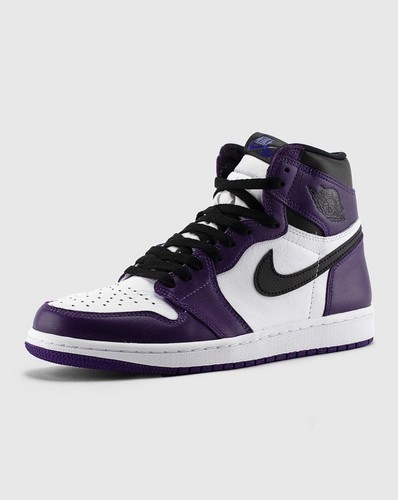 Nike Air Jordan Retro 1 HIGH OG 2020 Court Purple 2.0 White 555088-500 Men & GS - Picture 3 of 4