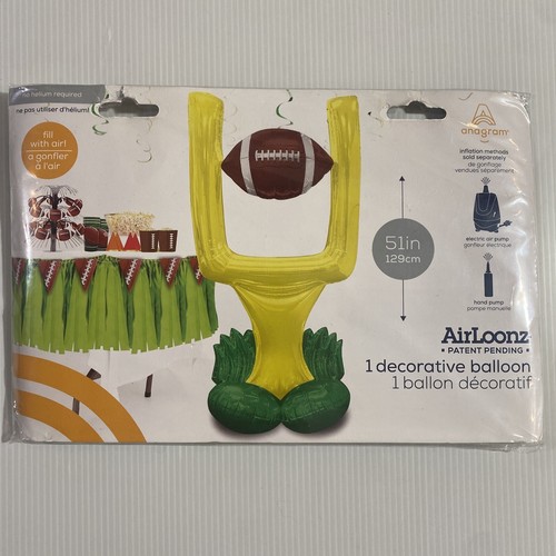Globo poste de portería de fútbol AirLoonz PartyCity 34 pulgadas x 51 pulgadas NUEVO ENVÍO GRATUITO - Imagen 2 de 3
