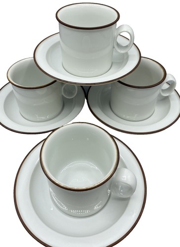 DANSK CONCERTO ALLEGRO BLUE CUPS & SAUCERS - SIX SETS PLUS - ALL