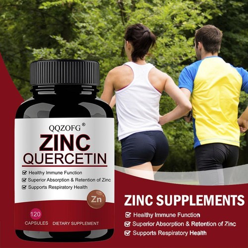 Zinc Quercetin Supplement for Improving Immune and Respiratory Function 120PCS - Picture 5 of 8