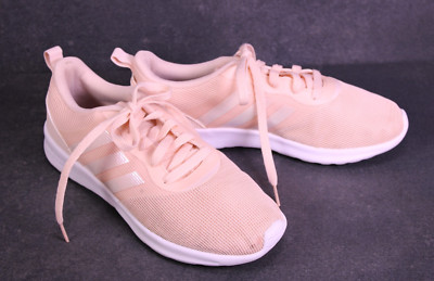 Adidas Sneaker QT Racer 2.0 Damen Sportschuhe Gr. 38   rosa weiß Mesh BS464