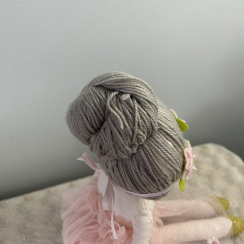 Hearts of Yarn Madeleine Ballerina Doll Soft Plush Pink Gold Flowers Dancer - Picture 9 of 11