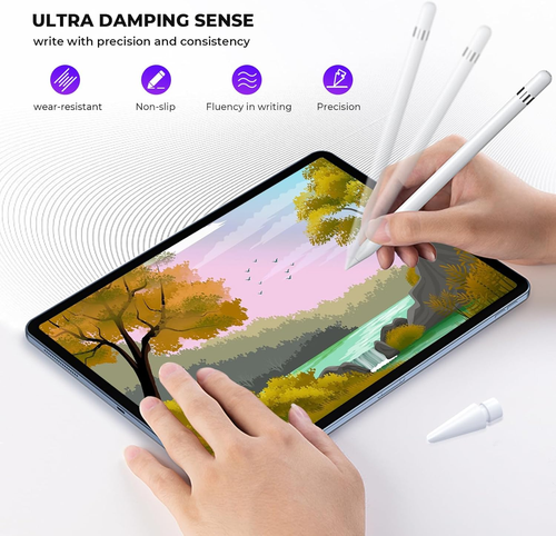 4Pack Upgraded Pencil Tips for Apple Pencil Pro, Replacement Pencil Tips Case fo - Picture 4 of 12