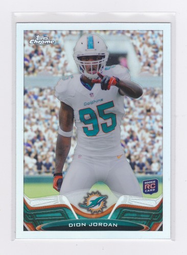 2013 Topps Chrome - Base - Refractors Parallel Not #'d -Dion Jordan #121 -Rookie - Picture 1 of 2