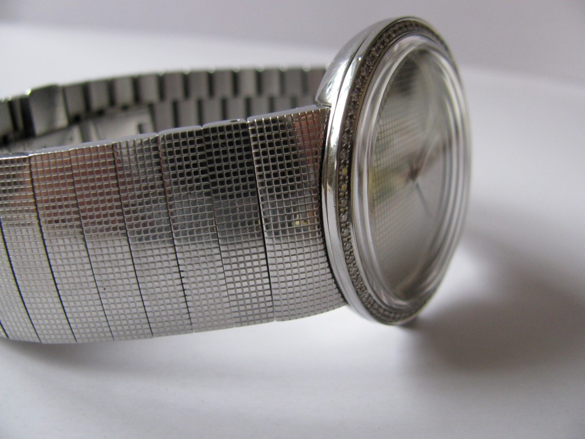 CHRISTIAN DIOR S/STAINLESS DIAMOND BEZEL CD043111 LADY WATCH | eBay