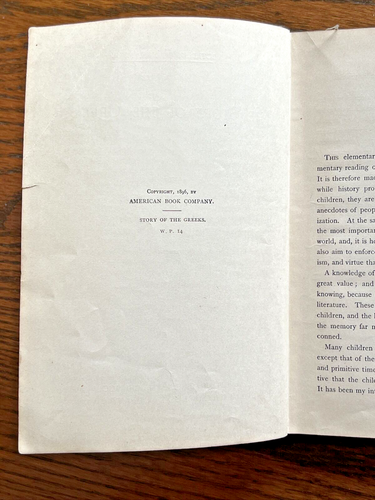Antik 1896 Die Geschichte der Griechen Hardcover Buch Krieger - Bild 8 von 9