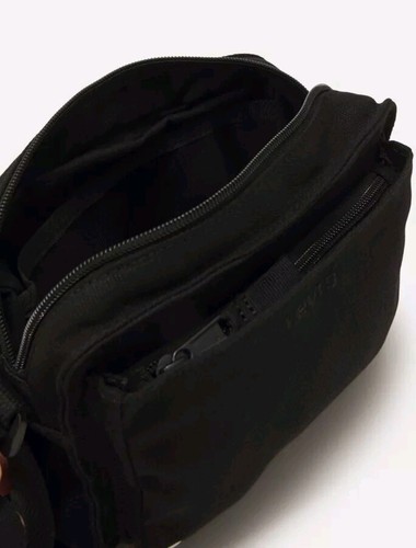 Bolso Bandolera Levi's con Cremallera y Logotipo en Negro Nuevo PVP £35.00 - Imagen 3 de 6