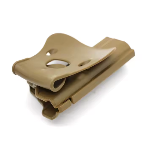 Tactical 1911 Belt Paddle Holster in Black Tan Nylon Waist Holster - Picture 2 of 2