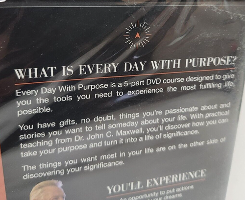 John C Maxwell DVD/CD/CD-ROM Good Leaders/15 Invaluable Laws/Every Day Purpose - Imagen 6 de 7
