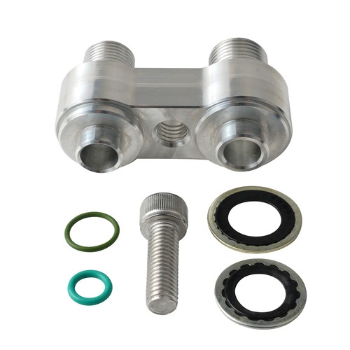 For LS Swap GM R4 A/C Compressor Straight Adapter Fitting - Picture 6 of 7