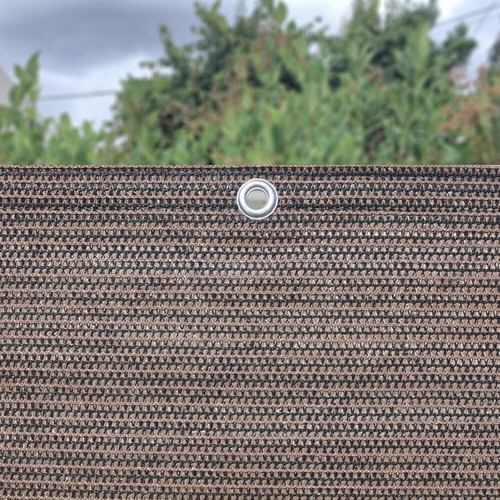 Hunde Zwinger Schirmabdeckung atmungsaktiv/durchlässig Netz Stoff 90 % UV Block mit Tülle - Bild 9 von 29