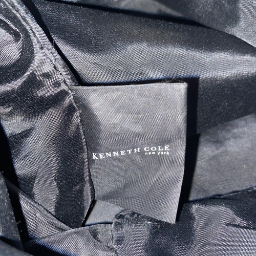 Kenneth Cole New York Black Suede Satchel Purse Handbag Tote Nice! - Picture 4 of 11