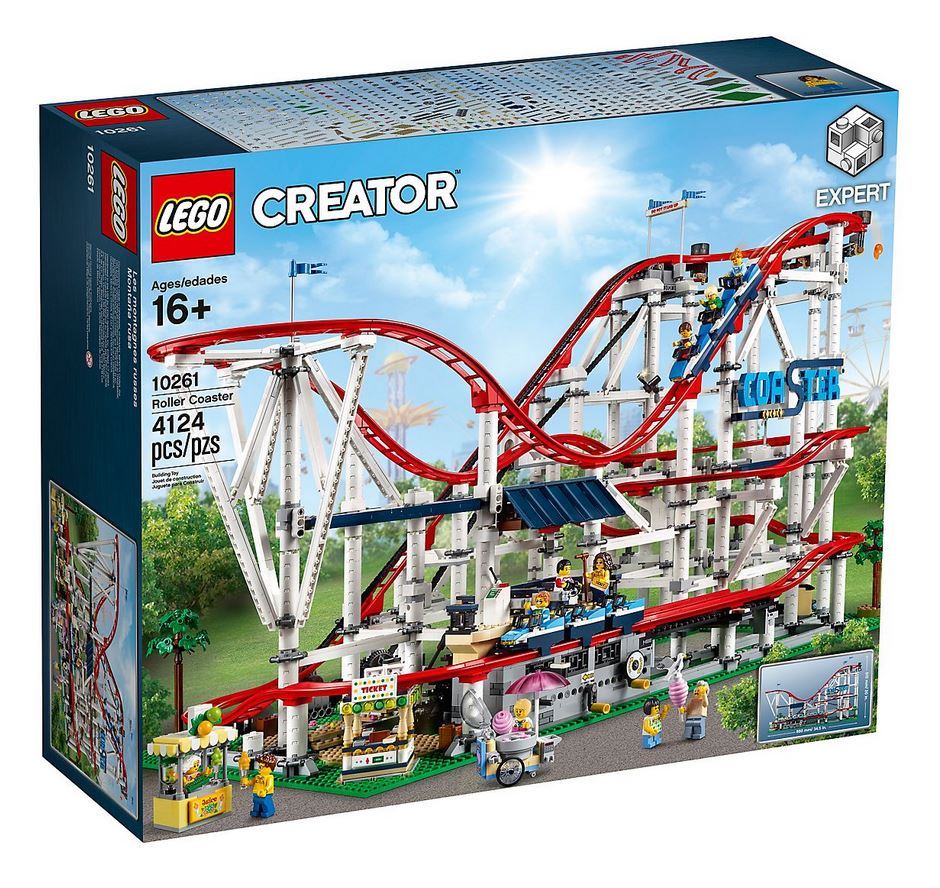LEGO 10261 - Creator Expert - Achterbahn - 4.124 Teile - OVP und NEU LEGO 10261 - Creator Expert - Achterbahn - 4.124 Teile - OVP und NEU