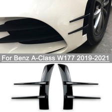 2x Für Mercedes Benz W177 AMG Line A35 AMG Stoßstange Lufteinlässe Flaps Canards 2x Für Mercedes Benz W177 AMG Line A35 AMG Stoßstange Lufteinlässe Flaps Canards