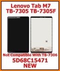 LCD NOWY do Lenovo Tab M7 TB-7305F 7305L 7305X Ekran dotykowy Szklany wyświetlacz LCD