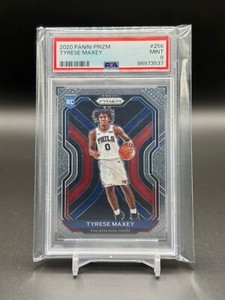 Tyrese Maxey 2020-21 Panini Prizm #256 RC ROOKIE PSA 9 MINT