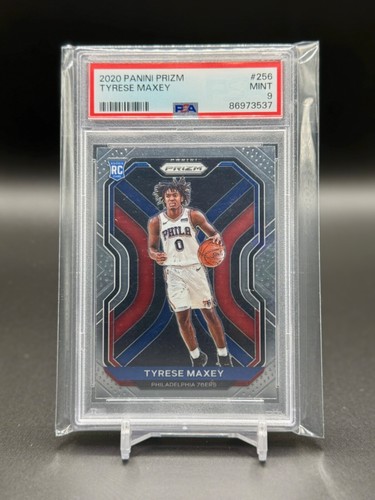 Tyrese Maxey 2020-21 Panini Prizm #256 RC ROOKIE PSA 9 MINT - Bild 1 von 2