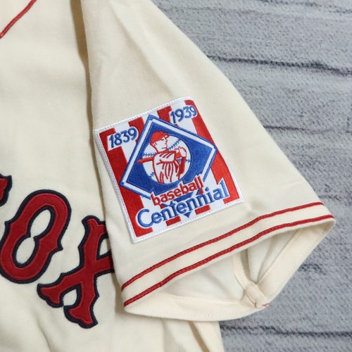 Vintage Boston Red Sox Wool Baseball Jersey by Mitchell & Ness Size 46 - Foto 10 di 12