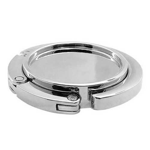 1Pc Portable Folding Alloy Purse Handbag Bag Hanger Hook Holder Table H np.t2-v - Picture 2 of 9