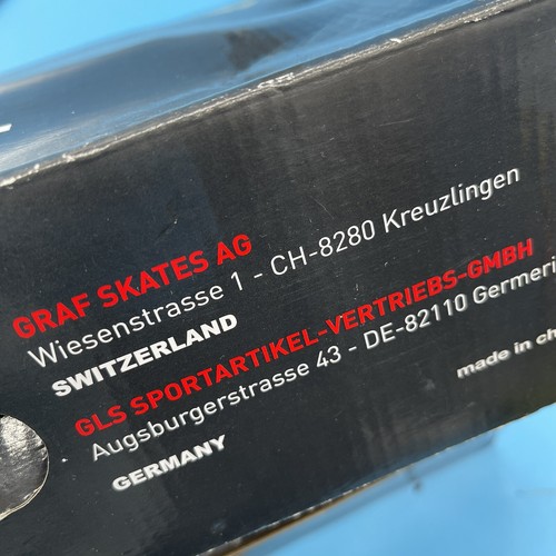 Graf Davos Gold Junior Girls White Leather Figure Ice Skates - Size 30 / UK 12 - Picture 16 of 16
