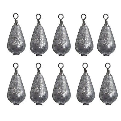 1 OZ SINKERS BOATING FISHING TACKLE PROFESSIONAL MADE B/&F 18 PEAR BOMB 3//4