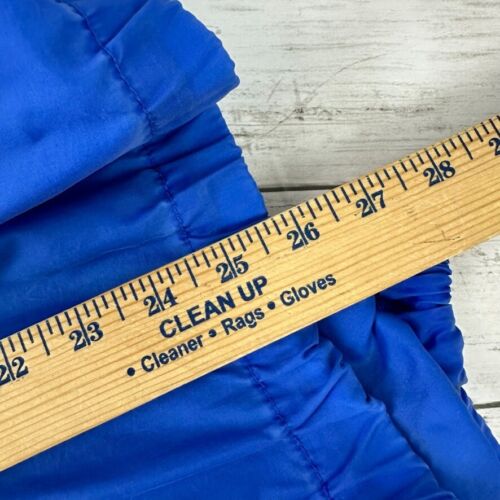 Vtg 90s COLUMBIA Windbreaker Jacket Blue Pink Radial Sleeve XL - FLAWS - Picture 13 of 13