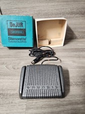 Vintage DeJUR Grundig Stenorette Footswitch 625 - WITH ORIGINAL BOX