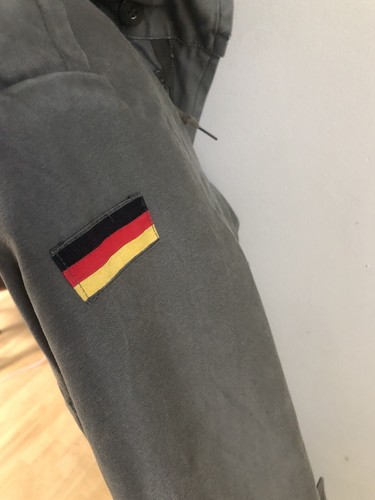 VINTAGE 80' GERMAN ARMY PARKA Large Military Jacket Coat Removable Fleece Olive - Picture 4 of 12