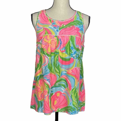 Lilly Pulitzer So A Peeling Flutter Tank Top Womens S Sleeveless 20178 - Picture 1 of 10