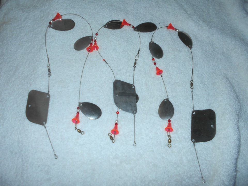 3 cowbells fish atractors 24" long crome eBay